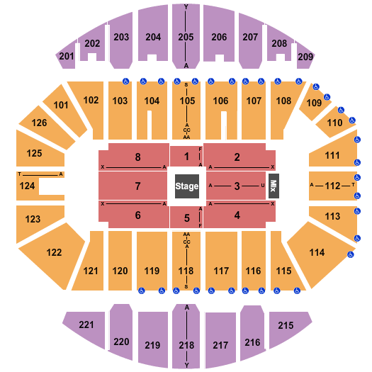 Crown Coliseum Nate Bargatze Seating Chart